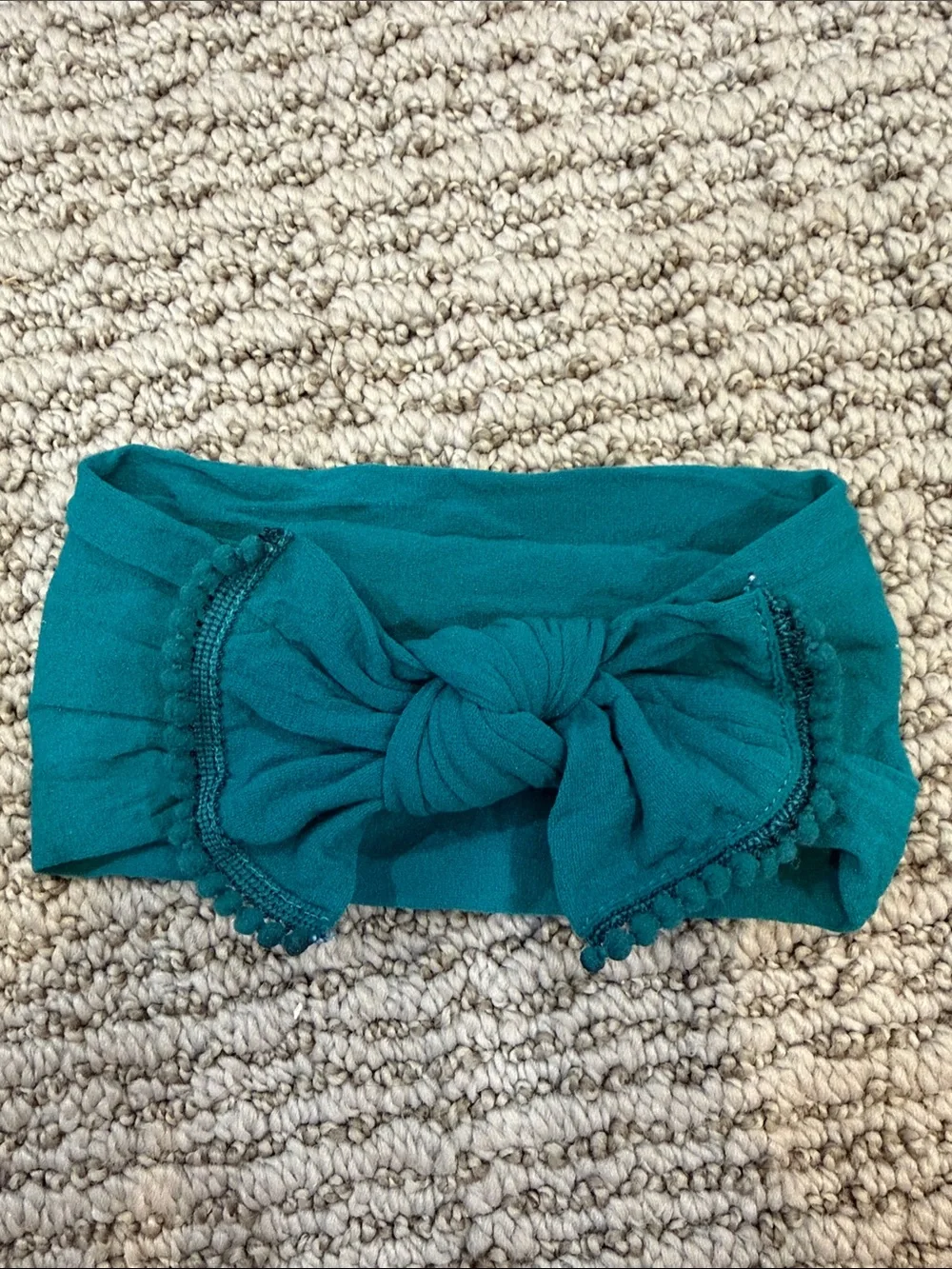 Girls Stretch Knot Headband Set — Coral, Green, Purple, Cream, Peach & Teal
